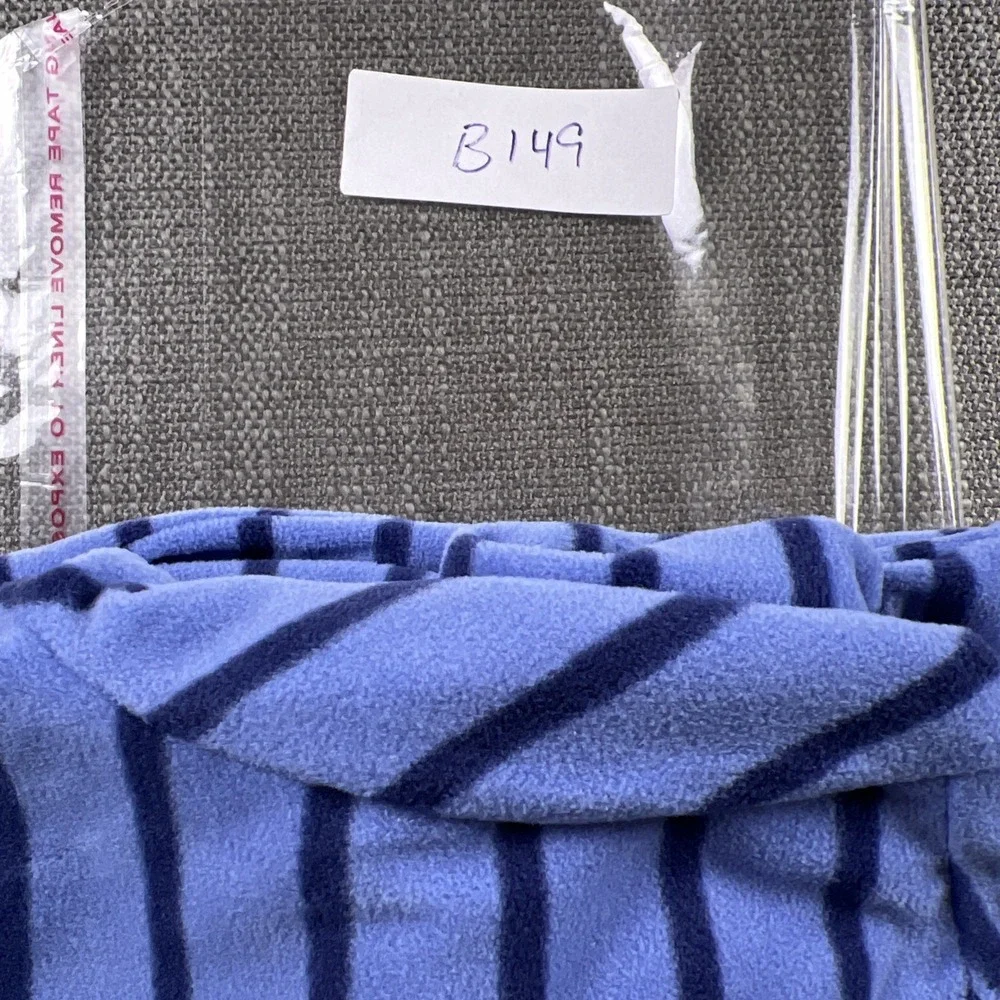 Carter's One Piece Footed Pajamas Blue Stripe Embroidered Dump Truck Boys 4T NWT